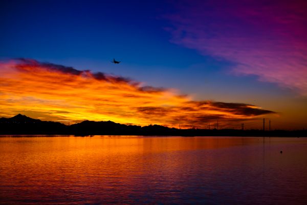 Sunset at Tempe Town Lake