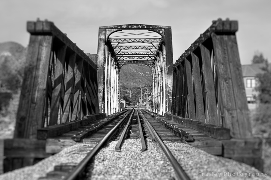 Railroad bridge for the Durango Silverton narrow gauge rail.