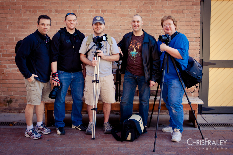 Group of photographers posing in Phoenix