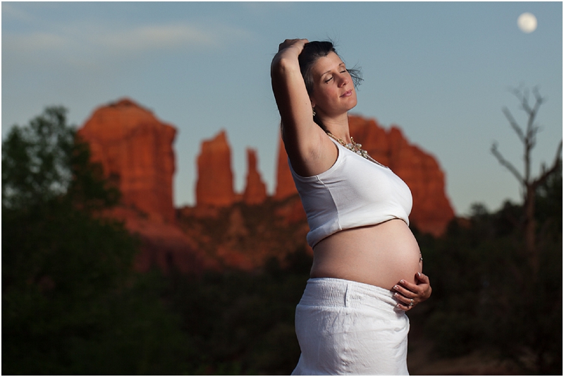 Maternity photos Sedona Arizona
