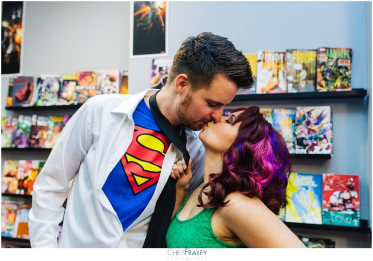 Comic Book Engagement | Daniel and Elisa