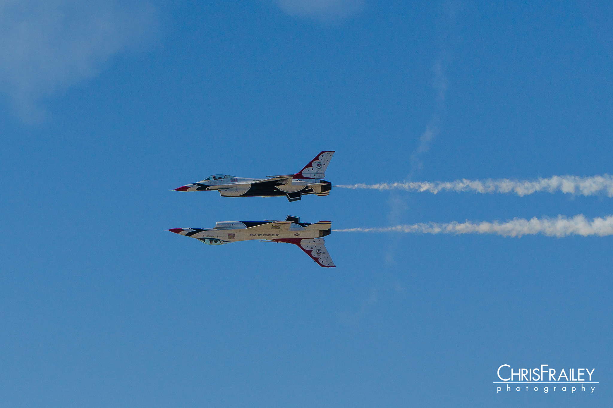 The Thunderbirds doing a fly by at the Luke Air Show.