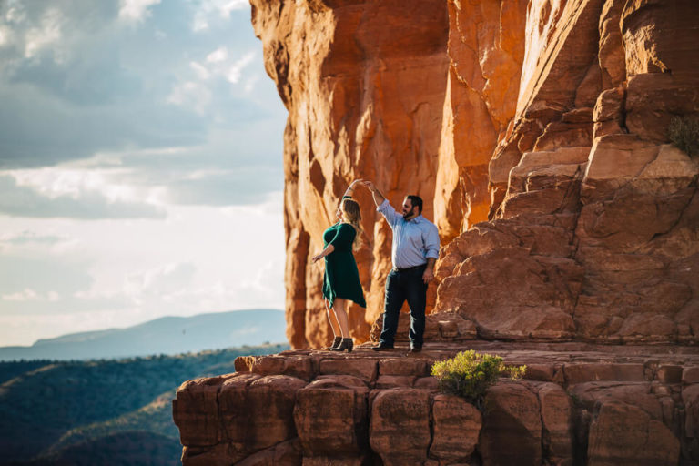 Cathedral Rock Engagement Session | Nate and Amy